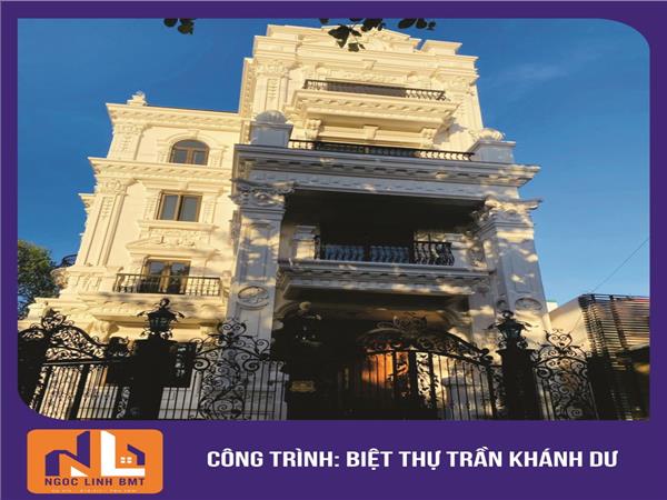 CÔNG TRÌNH BIỆT THỰ TRẦN KHÁNH DƯ -TP BUÔN MA THUỘT